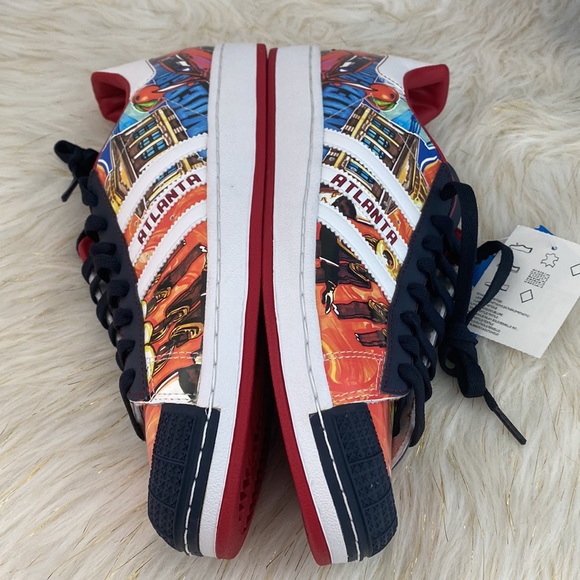 Adidas Mens Half Shells Lo Citie Atlanta Sneakers - Picture 8 of 13